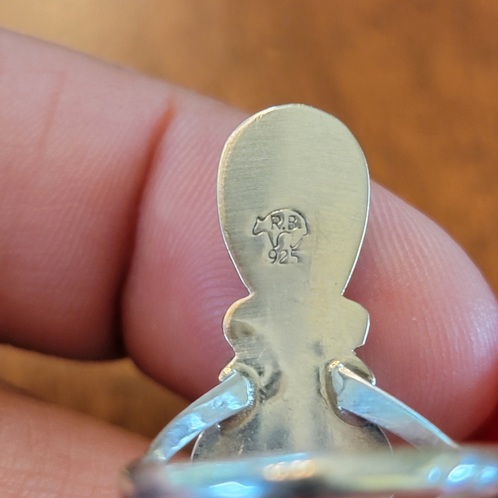 White Opal Ring - image 3